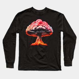 Atom Bomb Japanese Long Sleeve T-Shirt